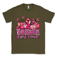Army Green tackle breast cancer with pumpkin Classic Tee - AdoDesignShop