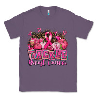 Lavender tackle breast cancer with pumpkin Classic Tee - AdoDesignShop