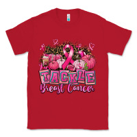 Red tackle breast cancer with pumpkin Classic Tee - AdoDesignShop