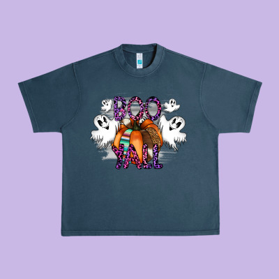 Boo Yall Urban Heavy Tee Designed By Cowhidedigitalart