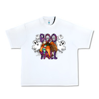 White Boo yall Urban Heavy Tee - CowhideDigitalArt