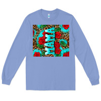 Colony Blue rose leopard mama Long Sleeve Tee - AdoDesignShop