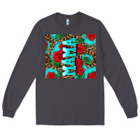 Smoke rose leopard mama Long Sleeve Tee - AdoDesignShop