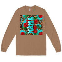 Toasted Coconut rose leopard mama Long Sleeve Tee - AdoDesignShop