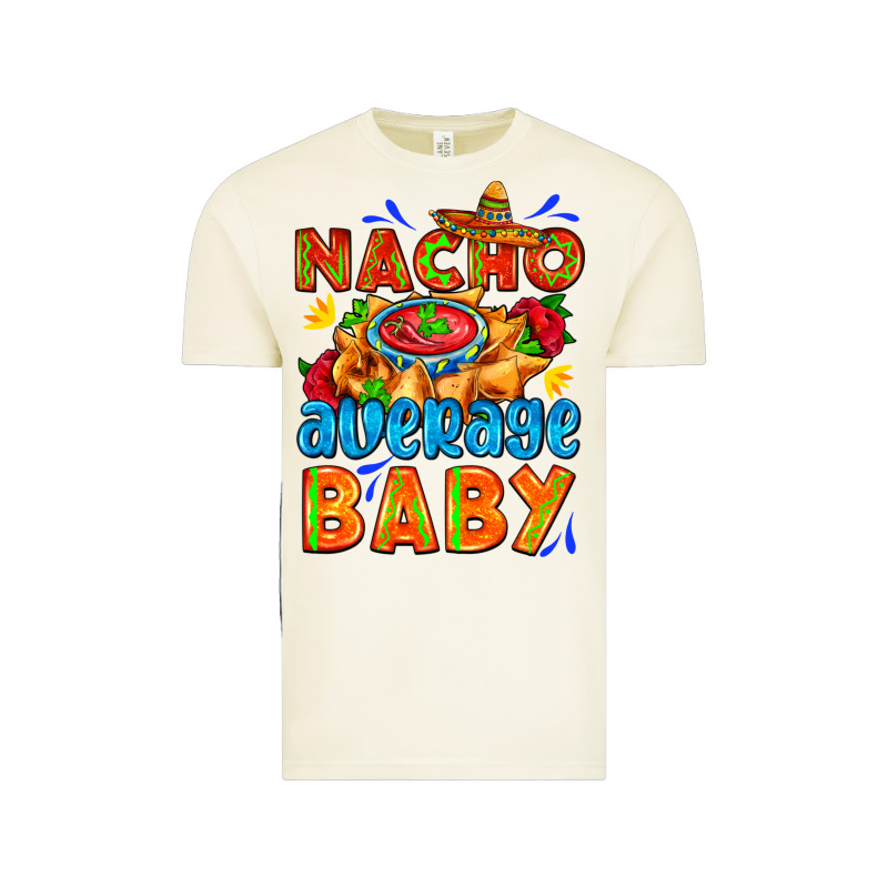 Nacho Average Baby With Nacho 2 Vintage Tee by AdoDesignShop | Teevron