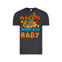 Vintage Black nacho average baby with nacho 2 Vintage Tee - AdoDesignShop