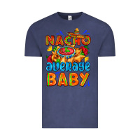 Vintage Denim nacho average baby with nacho 2 Vintage Tee - AdoDesignShop