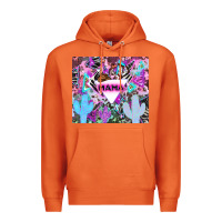 Carrot mama cowboy western animal pattern neon Premium Hoodie - LillyAllenDesigns