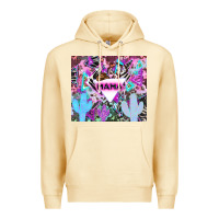Pina Colada mama cowboy western animal pattern neon Premium Hoodie - LillyAllenDesigns