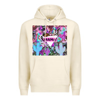 Tofu mama cowboy western animal pattern neon Premium Hoodie - LillyAllenDesigns