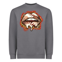 Storm baseball lips Heavyweight Sweatshirt - Zillion Design Studio