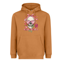 Meerkat valentine's day skull Heavyweight Hoodie - MaliasSmallBusiness