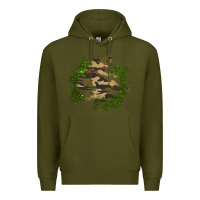 Army Green camouflage glitter patch Premium Hoodie - AdoDesignShop