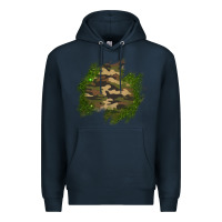 Navy camouflage glitter patch Premium Hoodie - AdoDesignShop
