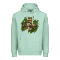 Seafoam camouflage glitter patch Premium Hoodie - AdoDesignShop