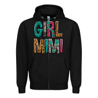 Black girl mimi Zipper Hoodie - NancyCooperArtShop