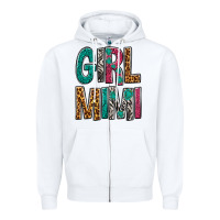 White girl mimi Zipper Hoodie - NancyCooperArtShop