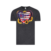 Vintage Black American heart southern soul Vintage Tee - CowGirlArtShop