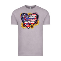 Vintage Zinc American heart southern soul Vintage Tee - CowGirlArtShop