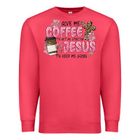 Cardinal give me coffee jesus Premium Sweatshirt - MaliasSmallBusiness