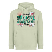 Matcha in my medical assistant era Heavyweight Hoodie - MaliasSmallBusiness