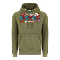 Vintage Olive sister baseball Vintage Hoodie - Zillion Design Studio