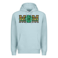 Blue Mist gemstone aztec mom Premium Hoodie - LillyAllenDesigns