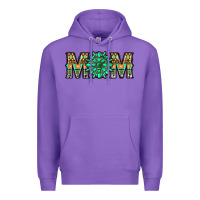 Purple gemstone aztec mom Premium Hoodie - LillyAllenDesigns