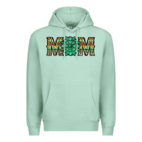 Seafoam gemstone aztec mom Premium Hoodie - LillyAllenDesigns