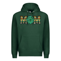 Sports Green gemstone aztec mom Premium Hoodie - LillyAllenDesigns