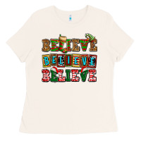 Bone believe believe believe Ladies Tee - AdoDesignShop