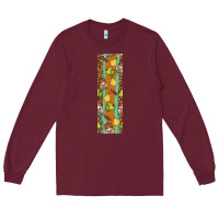 Burgundy pumpkin fall Long Sleeve Tee - BundleAndBundleShop