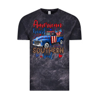 Cloud Black American heart southern soul truck Vintage Tee - Neo Western