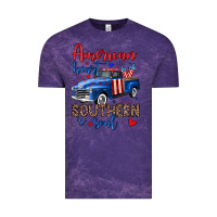 Cloud Purple American heart southern soul truck Vintage Tee - Neo Western