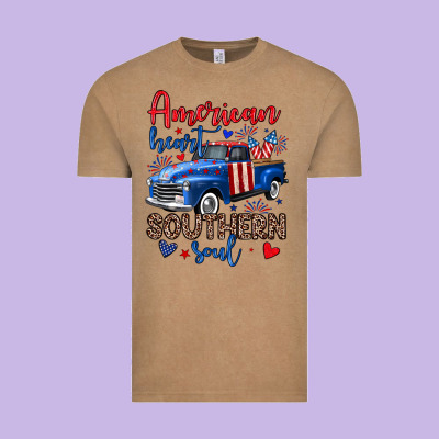 American Heart Southern Soul Truck Vintage Tee Designed By Neo Western