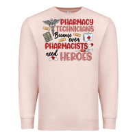 Pale Pink pharmacy technicians Premium Sweatshirt - MaliasSmallBusiness