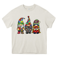 Cream autism gnomies Heavy Core Tee - RacoonDesign
