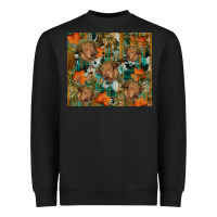 Black fall cowhide highland cow tumbler Heavyweight Sweatshirt - RanaPortraitStore