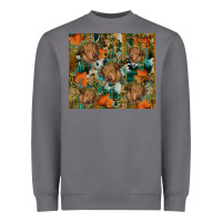 Storm fall cowhide highland cow tumbler Heavyweight Sweatshirt - RanaPortraitStore