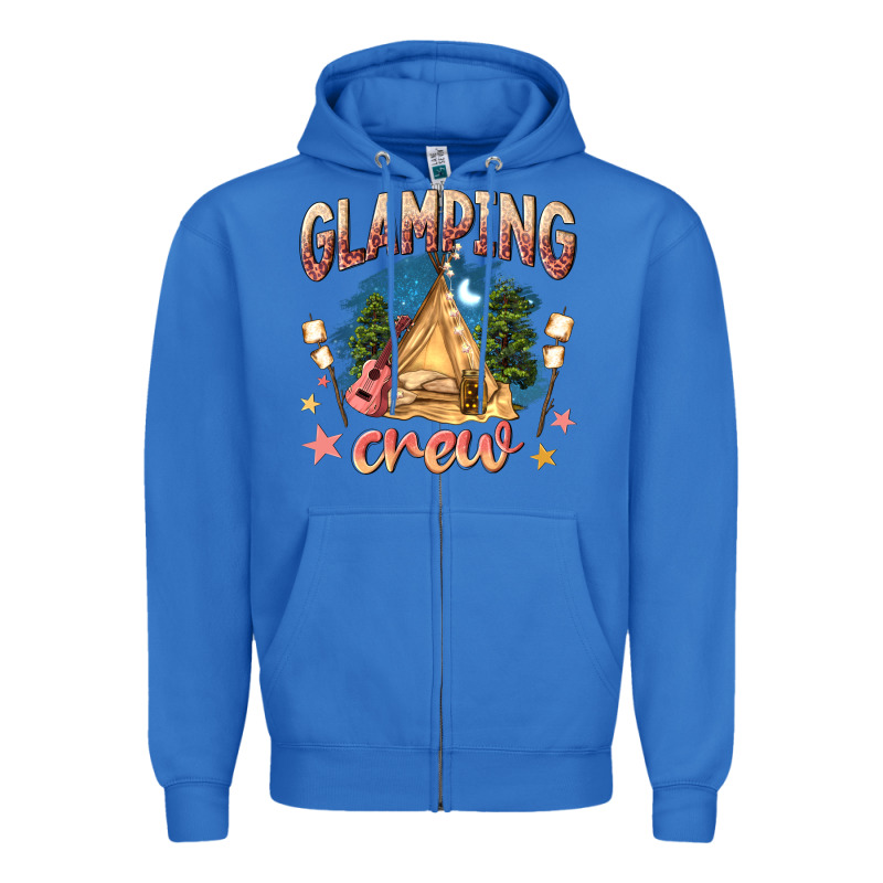 Glamping Crew Zipper Hoodie by NancyCooperArtShop | Teevron