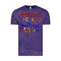 Cloud Purple American heart southern soul Vintage Tee - Neo Western