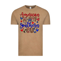 Vintage Coffee American heart southern soul Vintage Tee - Neo Western