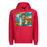 Cardinal mama leopard sunflower Premium Hoodie - LillyAllenDesigns