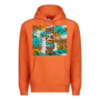 Carrot mama leopard sunflower Premium Hoodie - LillyAllenDesigns
