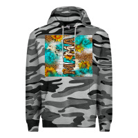 Slate Camo mama leopard sunflower Premium Hoodie - LillyAllenDesigns