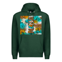 Sports Green mama leopard sunflower Premium Hoodie - LillyAllenDesigns