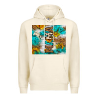 Tofu mama leopard sunflower Premium Hoodie - LillyAllenDesigns