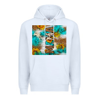 White mama leopard sunflower Premium Hoodie - LillyAllenDesigns