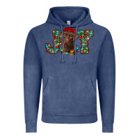Vintage Denim labrador retriever christmas joy Vintage Hoodie - RanaPortraitStore