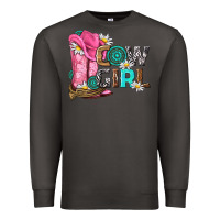 Smoke western cowgirl Premium Sweatshirt - NancyCooperArtShop